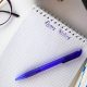 blank page of paper titled essay writing