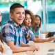 middle school students in a summer college program